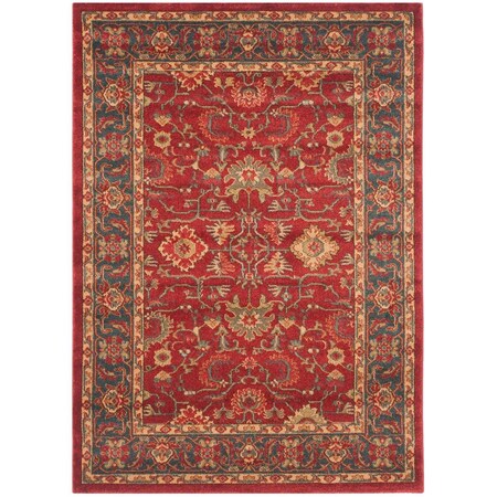 Safavieh Mahal Small Rectangle Area Rug, Red and Navy - 3 x 5 ft. MAH693F-3